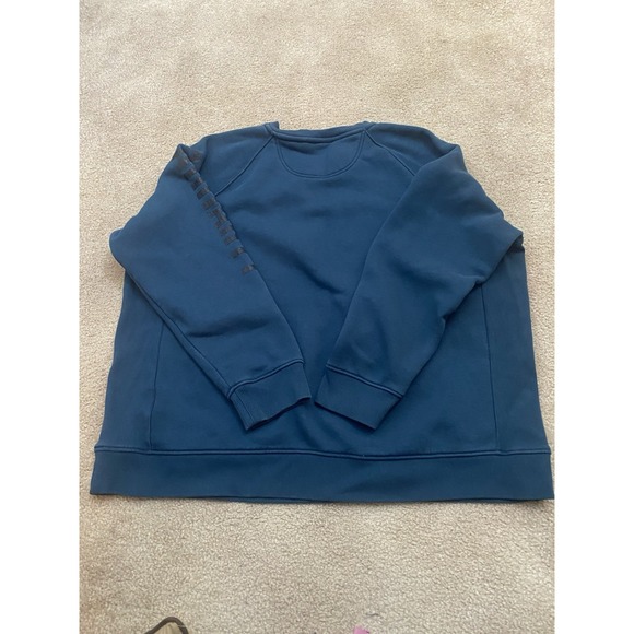 Carhartt Women's Chase Crewneck Relaxed Fit  Logo Sleeve Sweatshirt Sz 3X - Picture 4 of 8